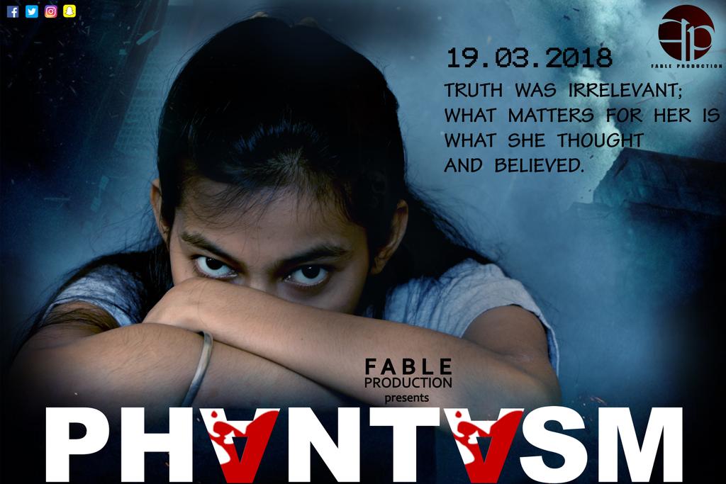 Phantasm2018's tweet photo. The wait is finally over!

Tomorrow you'll get to know her reasons!

Short film coming up Tomorrow. 
Mark the date - 19. 03. 2018

#phantasm2018 #uniqueplot #projectkeliye #shortfilm #film #movies #films #plot #filmsthatareclever #ItsAGreatDayWhen #Ruiacollege #dcm #bmm https://t.co/Q5Bv0W507g