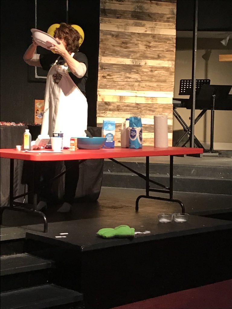 kidzlifebg's tweet image. When Cooking Mama is not faithful to the recipe things can go wrong, just like us with God. #kidzlifebg #objectlesson