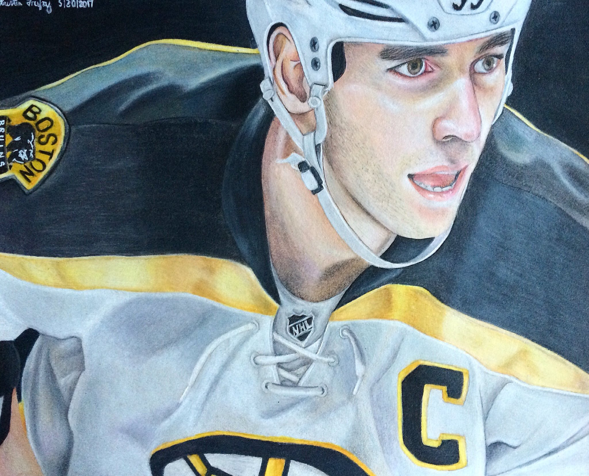 Happy birthday captain!!
(My 2017 drawing of Zdeno Chara)   