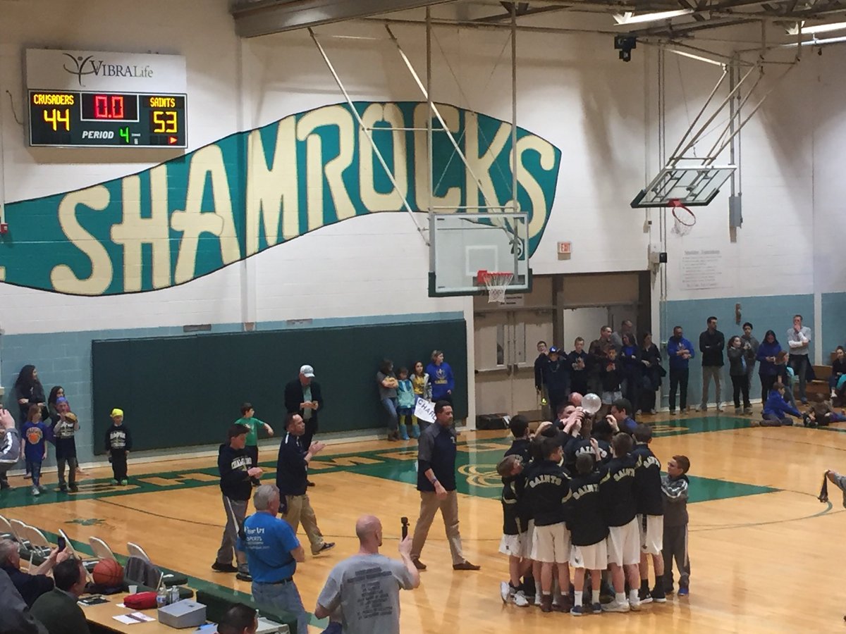 THSRocksSports's tweet photo. Congratulations to the Saint Theresa Saints on their win in the CYO Boys State Championship today! https://t.co/oseMMgZdFF