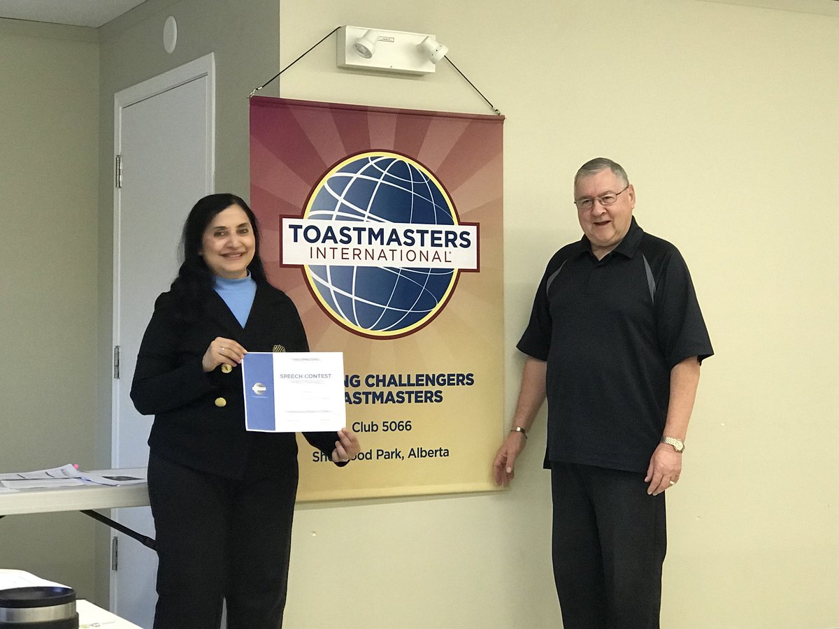 MCTM5066's tweet photo. Congratulations to Indira Pandya on placing 1st in our Club’s International Speech Contest, and to Jason deHaan for placing 1st in the Evaluation Contest! We’ll be cheering you on at our Area F12 Contest! #Club5066 #Shpk #ContestSeason #PublicSpeaking https://t.co/hTgYZokuJx