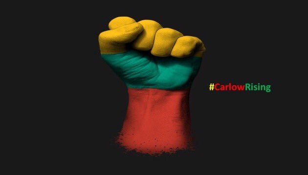 Carlow_GAA's tweet photo. Tears of joy, oh Lord, OH LORD what a day, what a day for our little County🇬🇳  
Turlough, Stevie Poacher, every single last one of these players &amp; management are so, so special HISTORY MAKERS 2018 #CARLOWRISING🇬🇳🇬🇳🇬🇳 https://t.co/xe4CbsfvEB