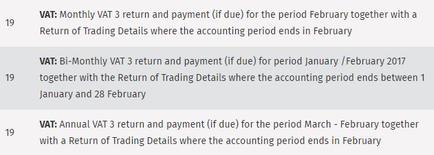 ACCORDin_6's tweet photo. Don't forget! Tomorrow's the last day of #payment for the following #taxes: #VAT @RevenueIE https://t.co/7xDiPmjpRF