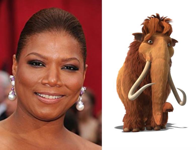 Happy 48th Birthday to Queen Latifah! The voice of Ellie in the Ice Age sequels and TV specials. 