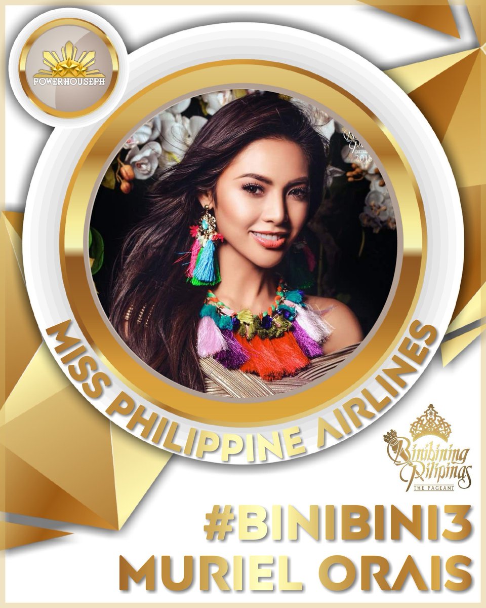 powerhousePH_'s tweet photo. #BbPilipinas2018 2nd Set of SPECIAL AWARDS
Bb Philippine Airlines: #Binibini3 Muriel Orais
Best in Swimsuit: #Binibini20 Catriona Gray
Best in Long Gown: #Binibini20 Catriona Gray
Miss Creamsilk: #Binibini19 Michele Gumabao
#BbPilipinas #powerhousePH https://t.co/2QZBivifxh