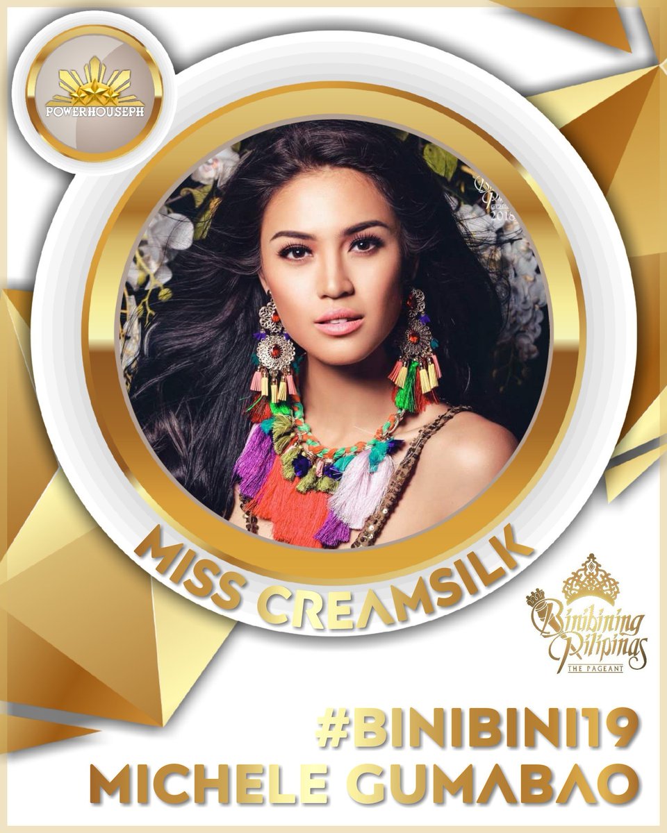 powerhousePH_'s tweet photo. #BbPilipinas2018 2nd Set of SPECIAL AWARDS
Bb Philippine Airlines: #Binibini3 Muriel Orais
Best in Swimsuit: #Binibini20 Catriona Gray
Best in Long Gown: #Binibini20 Catriona Gray
Miss Creamsilk: #Binibini19 Michele Gumabao
#BbPilipinas #powerhousePH https://t.co/2QZBivifxh
