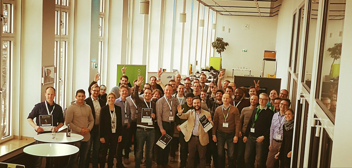 hackinstitute's tweet photo. Das war der erste #iHackRuhr Danke an alle Teilnehmer, Jurymitglieder sowie an unsere Partner innogy, ista und ruhr.HUB https://t.co/3FFl5Runxn