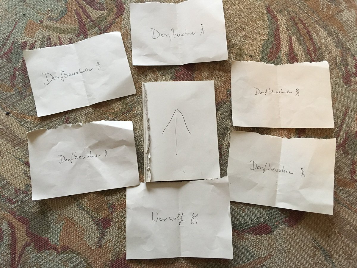 Ahouuw greetings from St. Patricks Day in Dublin!
Being just 6 people the werwolf votes using the arrow #p4a18