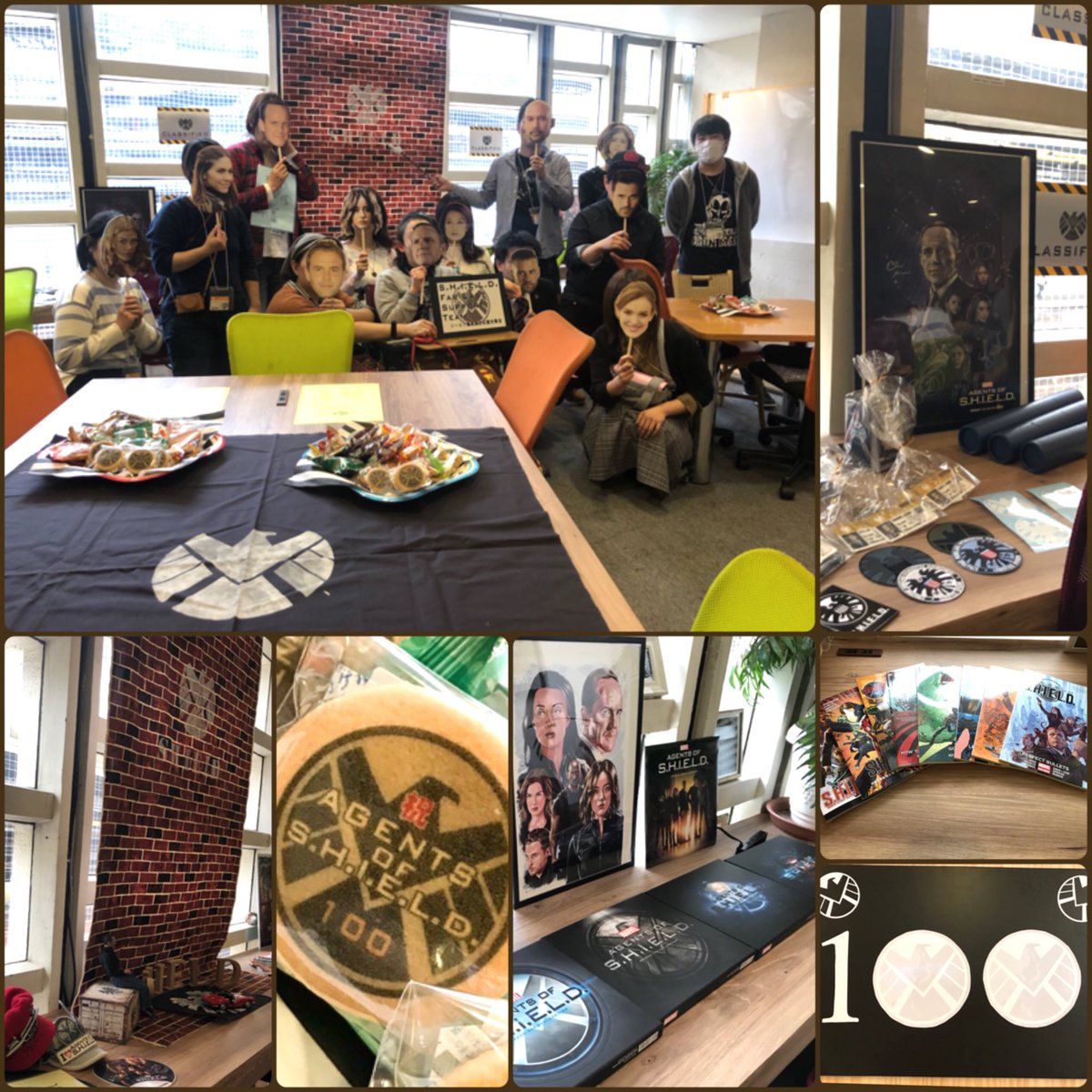 We are huge fans of AoS. We held #AgentsofSHIELD fan party in Japan today.😆🇯🇵 It was really exciting!#SHIELD100 #エージェントオブシールド #RenewAgentsofSHIELD @clarkgregg @ChloeBennet4 @MingNa @YOSOYCORDOVA @IMBrettDalton @Lil_Henstridge @TheCGReporter