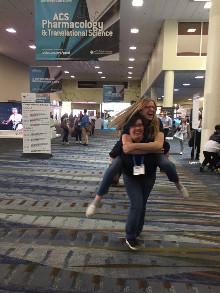 Chemists can get a little too excited when they have an opportunity to leave the lab #ACSNOLA