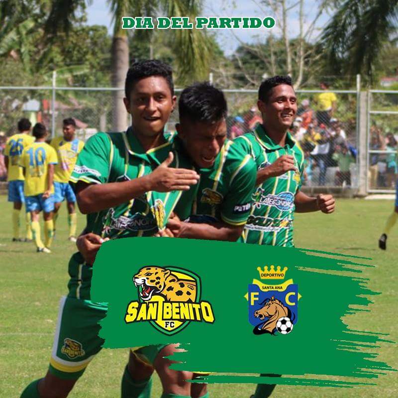 FCSanBenito's tweet photo. #DíaDelPartido | Hoy vamos con todo en busca del liderato. 

🆚 Deportivo Santa Ana FC 
⌚ 12 del mediodía
🏟 Estadio Alejandro Ochaeta Requena
💪 #DaleQueDaleSanBenito https://t.co/w2FD8TYsgo