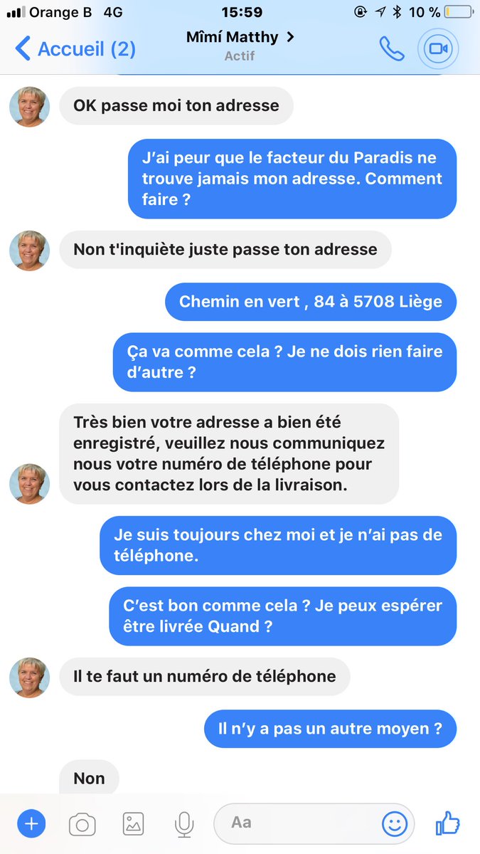 _L0v3_12's tweet photo. ⛔️❌ Arnaque au nom de @MimieMathyOff #mimiemathy #josephineangegardien ; partagez un maximum pour faire stopper ces gens ! 977 000 personnes touchées ! ❌⛔️ @rtlinfo #arnaque #signaler #bloquer #facebook ⬇️⬇️⬇️ Partie 2/2 https://t.co/42LsrQeppQ