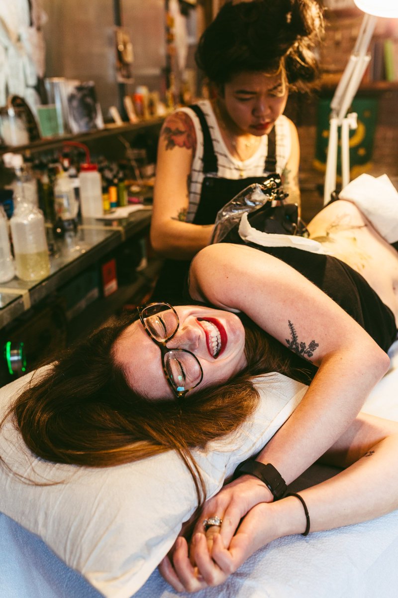 ChelsPineda's tweet photo. DID YOU KNOW tattoo shops were illegal in NYC until 1997? OR that Sydney (@CrepesofWrath) got a sick tattoo that we filmed for this episode? Watch as we explore the past, present, and future of NYC tattooing in the penultimate episode of Ink Expedition. https://t.co/SHJDwYjYU5 https://t.co/k6ymwcG1OM