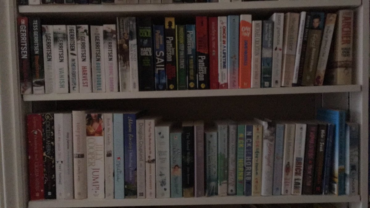 WalmsleyLiz's tweet photo. Got lots of books mostly hardback fiction which need a new home - Michael Connelly, James Paterson, Tess Geritsen , John Grisham, Jo Nesbo - happy to give them away to a good cause - pls message me if you can help! https://t.co/62Nlr16bIy