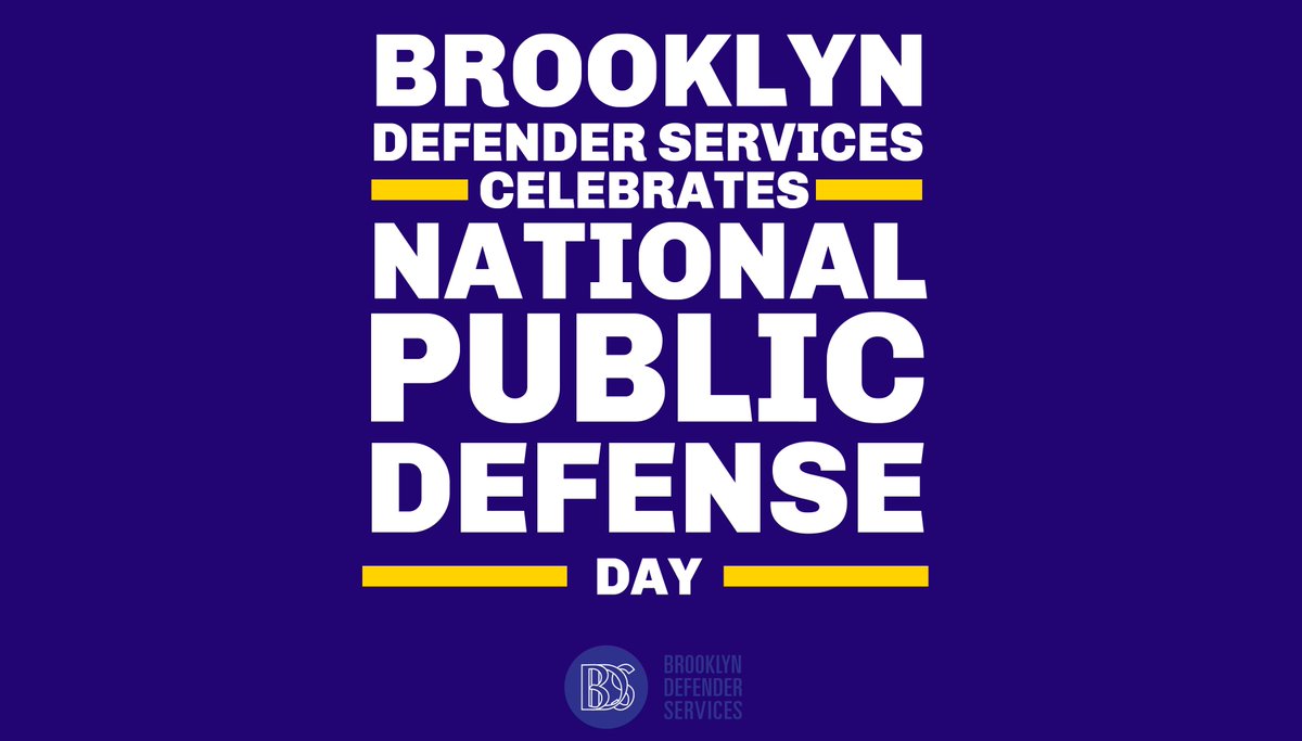 Public defenders are critical to fighting for justice and equality under the law. 
On the 55th anniversary of Gideon v. Wainwright, BDS proudly honors and celebrates all of our staff and our fellow defenders across the country. #NationalPublicDefenseDay