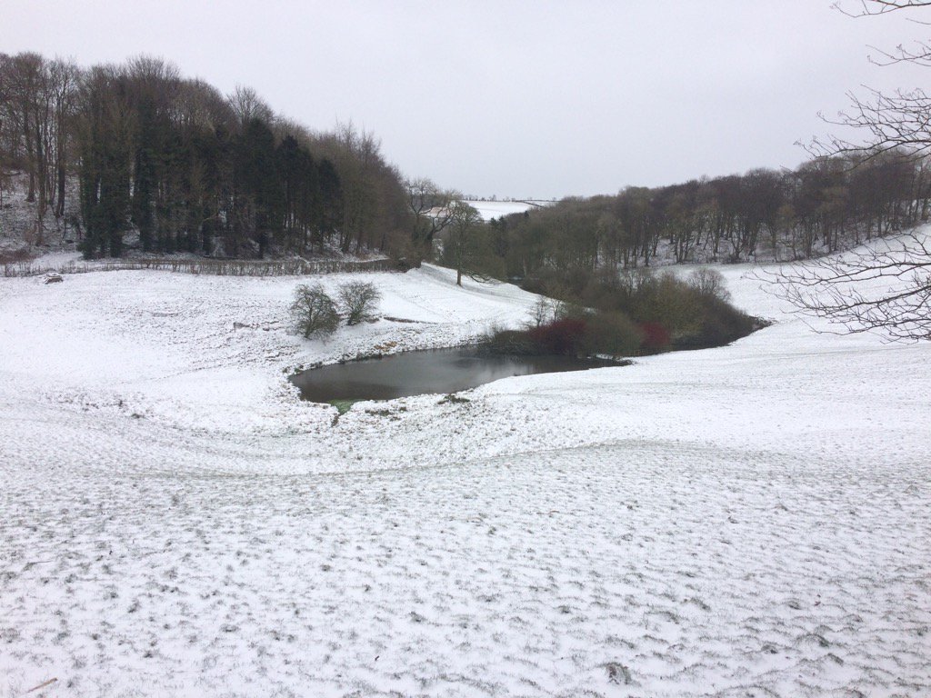 My fave running view looking great in the snow today❄️
Quite windy up there too!🌬 #ukrunchat #Yorkshire