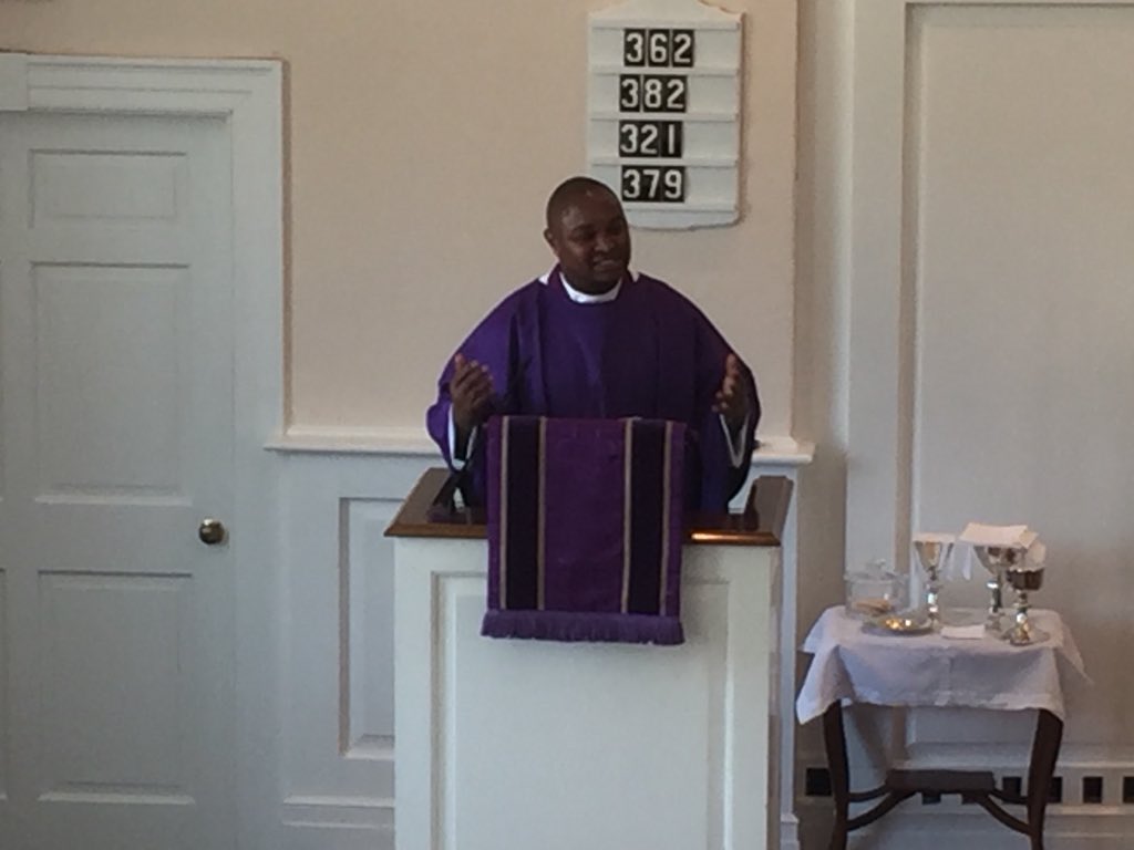 STANDWITHCONGO's tweet photo. Let us see what can be done to end these injustices, to see what can be done for #Congo. Congolese, you have people from #Kenya, #Ghana, #USA standing with you. Congo will be restored. 
- Rev. Peter Gachira at Congo Solidarity Service
#StandWithCongo #DRC #RDC https://t.co/oU6azee0Ur