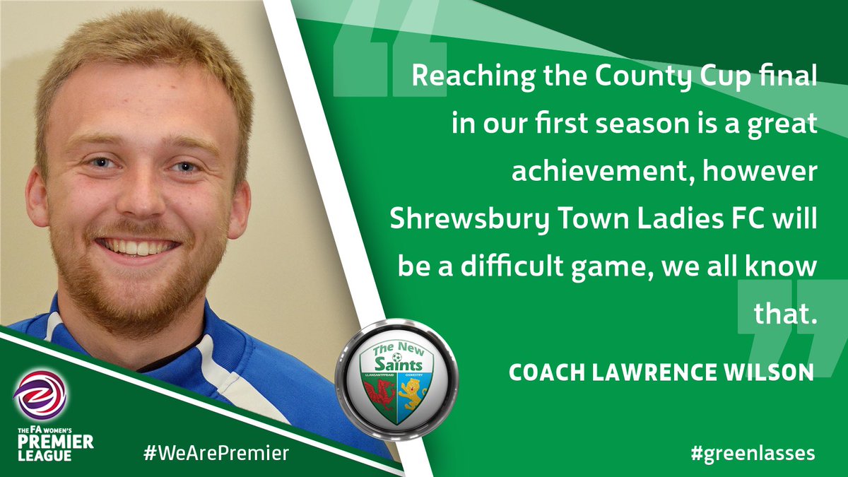 WemTownLadies's tweet photo. We talk to First Team Coach Lawrence Wilson for his thoughts on a mixed week for @TNSLFC .
#greenlasses 💚⚽️ https://t.co/wuYUGjbxLr