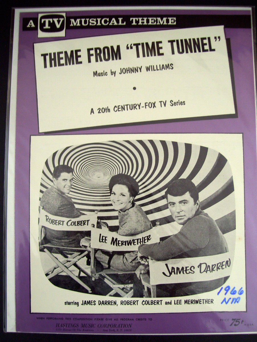 #irwinallen series #timetunnel #sheetmusic @SilverAgeTV