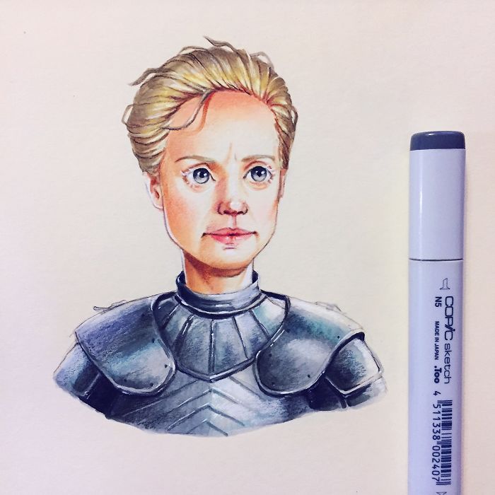 InvesTEEgator1's tweet photo. These #GameOfThrones drawings by Lera Kiryakova are just  soo stunning/perfect! #Art #Artist #ArtInspiration #Drawing #JohnSnow #Tyrion #GoT #Arya #Brienne

https://t.co/gAdxeGUU2L https://t.co/tydlSa5R8p