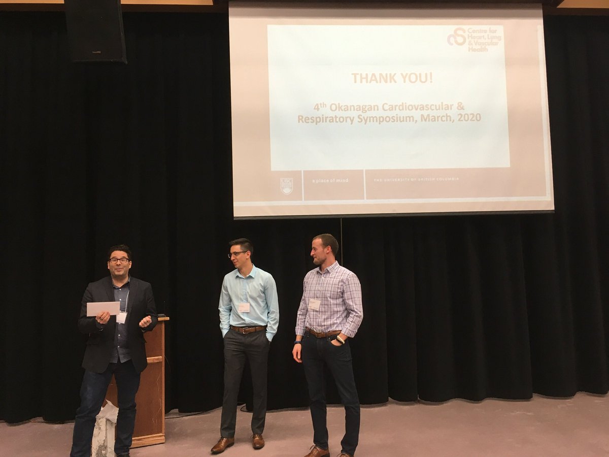 The inaugural Dr Chris Willie Award at #OkCVR2018 presented by Dr Trevor Day to 3 outstanding students; “Many people say ‘It was incredibly hard to pick just a few because all were so deserving’. But this was really the 1st time that was ever true.” 😊 congrats to all students!
