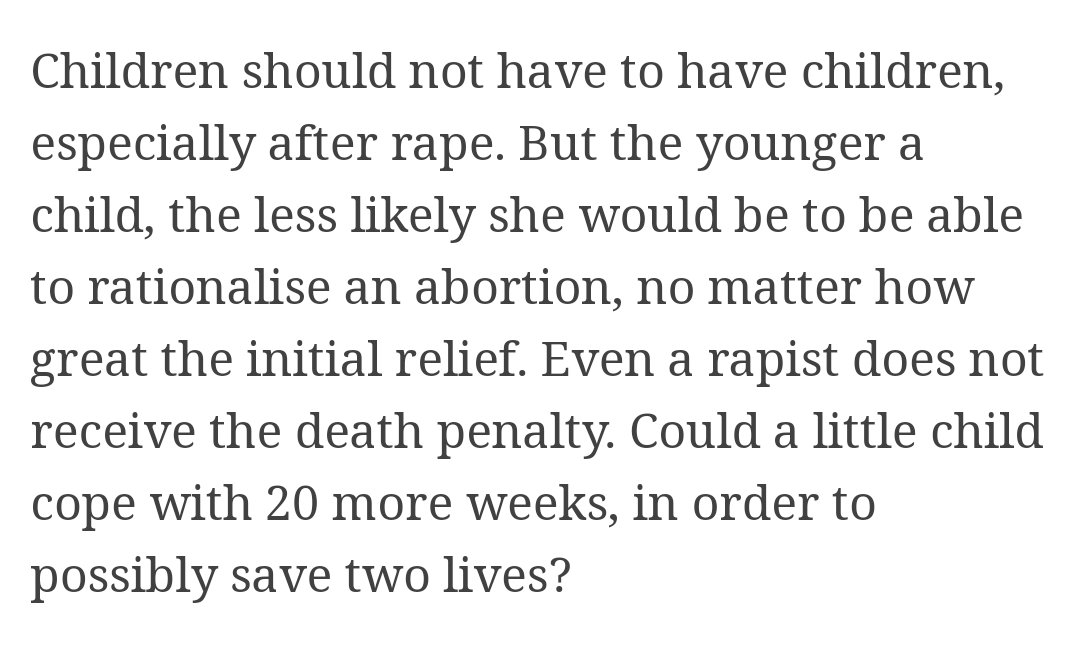 Here's Breda O'Brien explaining why a pregnant child is just fine #Repealthe8th