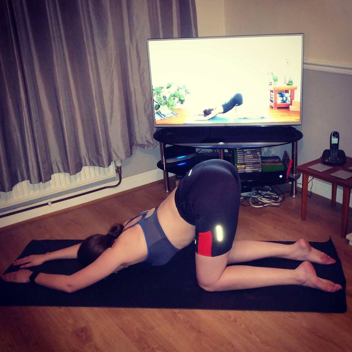 SITM_MTB's tweet photo. Getting our yoga on in preparation for some future milage. Tried Yoga for Cyclists by @yogawithadriene #mtb #cycling #yoga #prep #stretching #breathe #exercise #yogaforcyclists https://t.co/98hqG0NGmB
