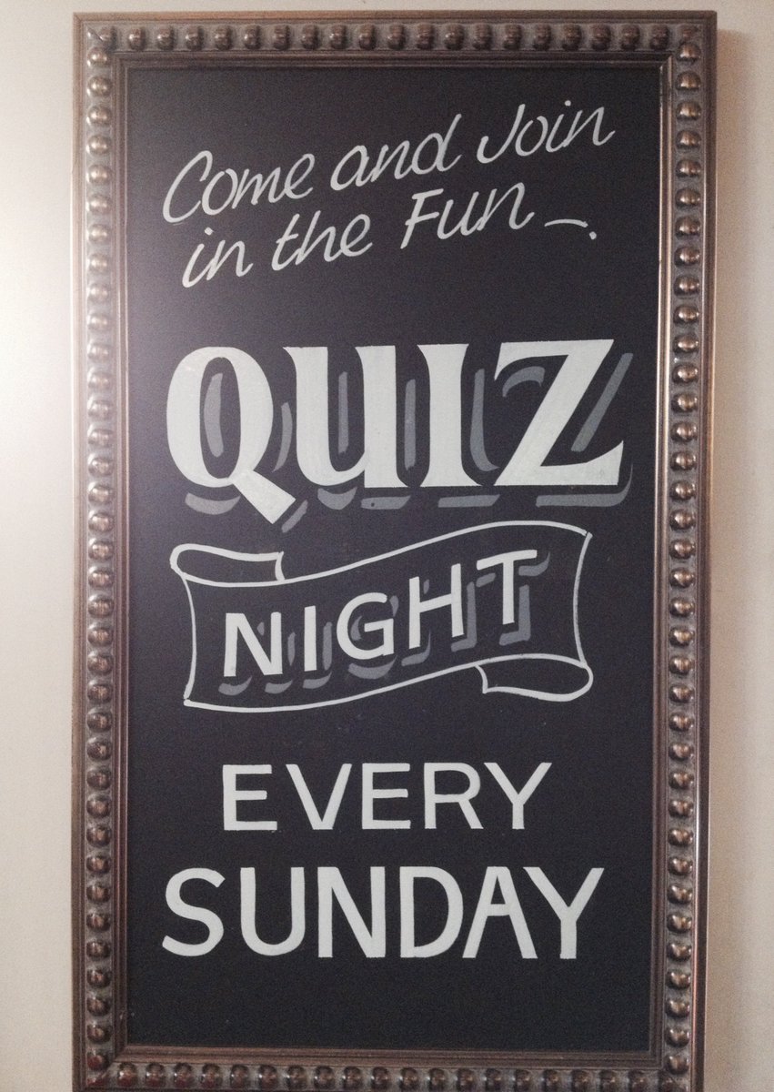 Join us for quiz night from 9pm! 
Great prizes to be won!