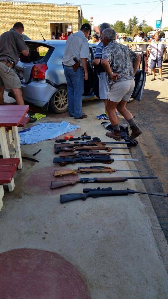 LeRouxNel's tweet photo. Another white farmer murdered on his farm near Memel in South Africa (Mandelatopia). His wife survived the attack but is in critical condition fighting for her life. Thanks to the local community who caught the bastards and recovered the stolen guns. https://t.co/sWLbzJKnsd