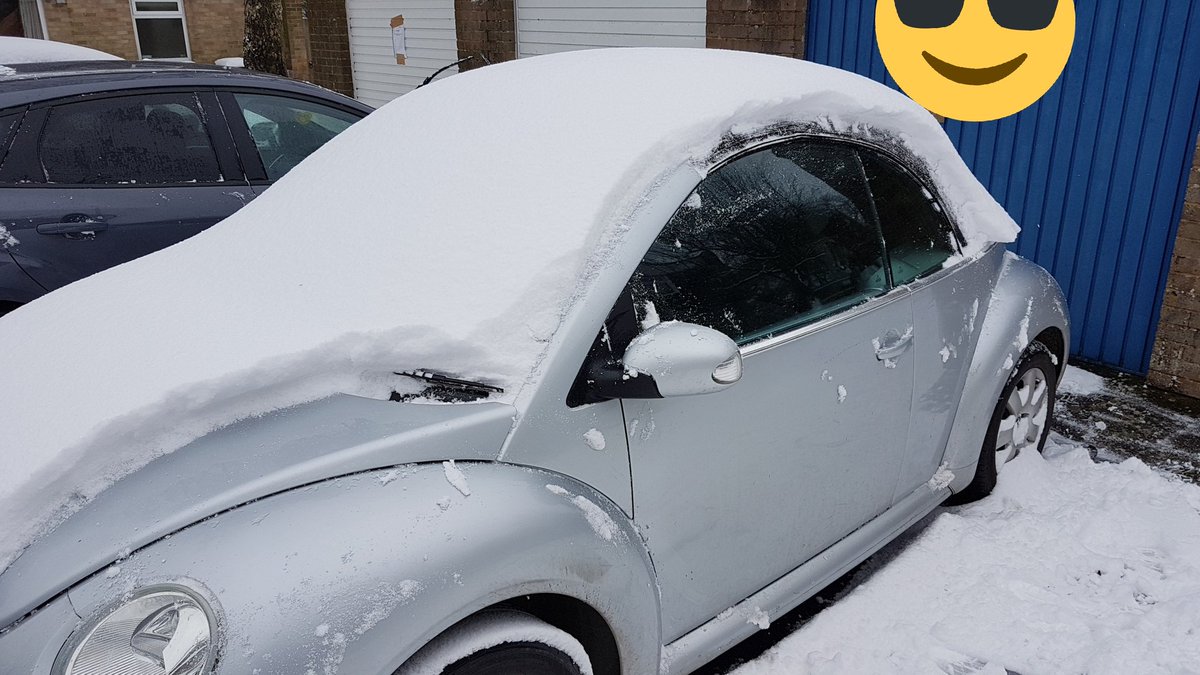 EvansGary74's tweet photo. No roof down today https://t.co/o5dKu3F7VL