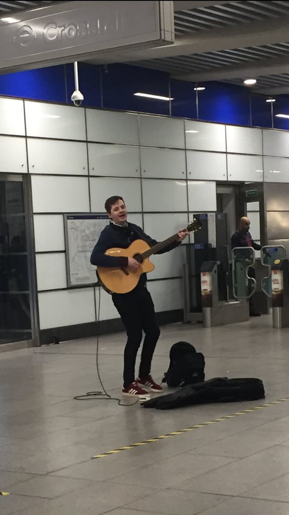 GraceTPLynch's tweet photo. Spotted on the London Underground @jamesor_music #StPatricksFest #london #music #jamesor https://t.co/LWLDK8gfIJ