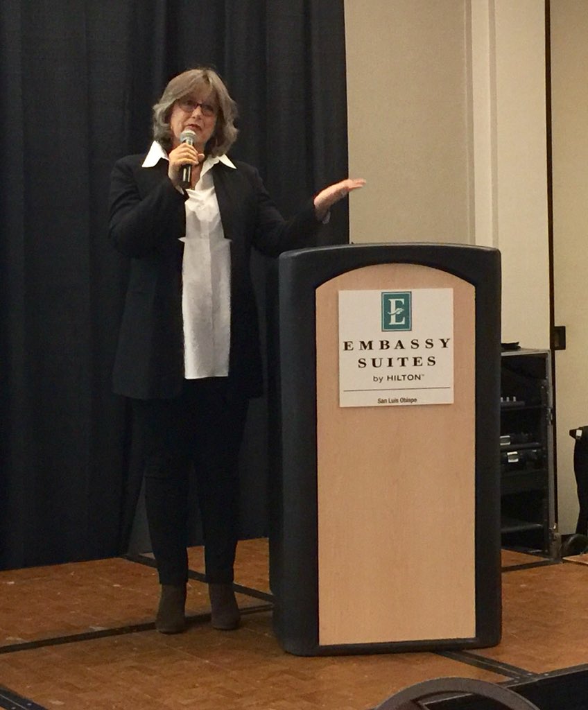 “What are we doing to ensure that the doors are wide open?” -  Dr. Trudy Arriaga, guest speaker at today’s general session of the Mid-State Conference in San Luis Obispo. #ACSAmidstate