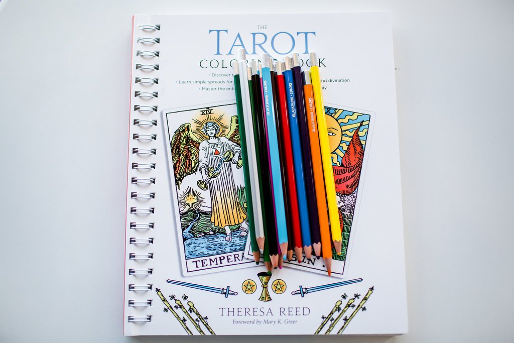 Struggling to remember all the meanings in the Tarot cards? You might need a creative approach to learning. Check out The Tarot Coloring Book: owl.li/4t4o30ibPeS #tarot #TarotColoringBook #thetarotcoloringbook