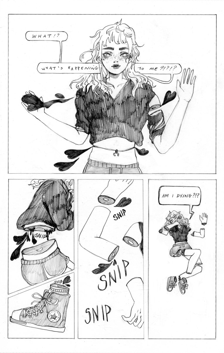excerpts from a 12 pg mini-comic i made titled 'sparrow' (pgs 1, 3 &amp; 7) ? 