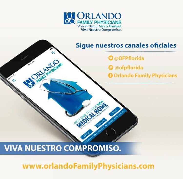 OFPFlorida's tweet photo. Follow us on Facebook and Instagram!! @OFPFlorida #OFP #OrlandoFamilyPhysicians https://t.co/ooxqNEEAV8