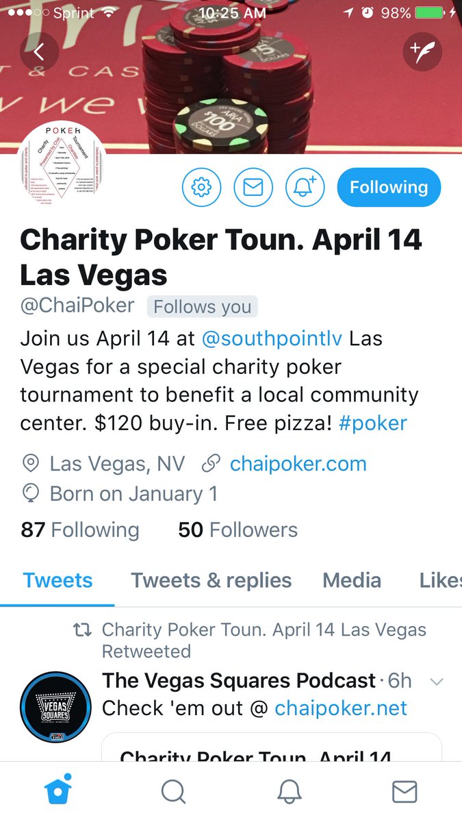 To learn more... #Visit chaipoker.com 

#Poker #charity #charitytournament #SouthPoint #Casino #texasholdem @southpointlv @ChaiPoker #Cards #holdem @RealKidPoker @PokerAtlas @BravoPokerLive @888poker @GoldenKnights #pokeronline