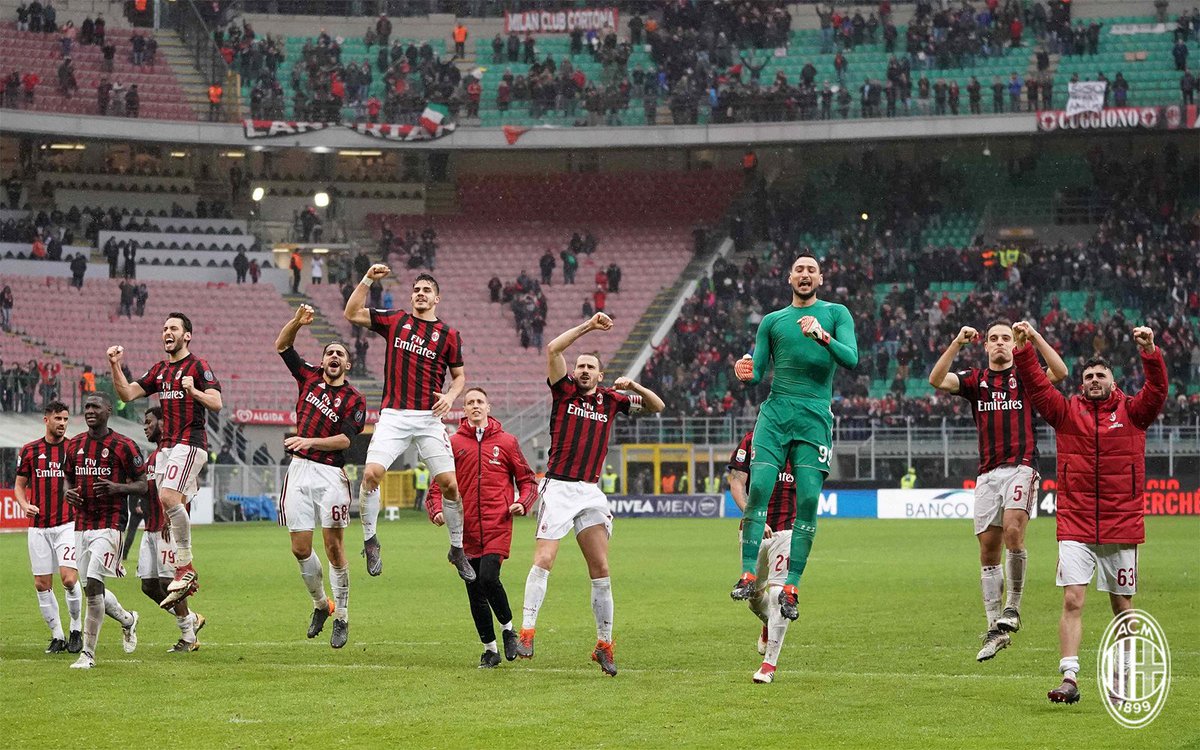 very happy with one more victory 🙌🏼 #weareacmilan