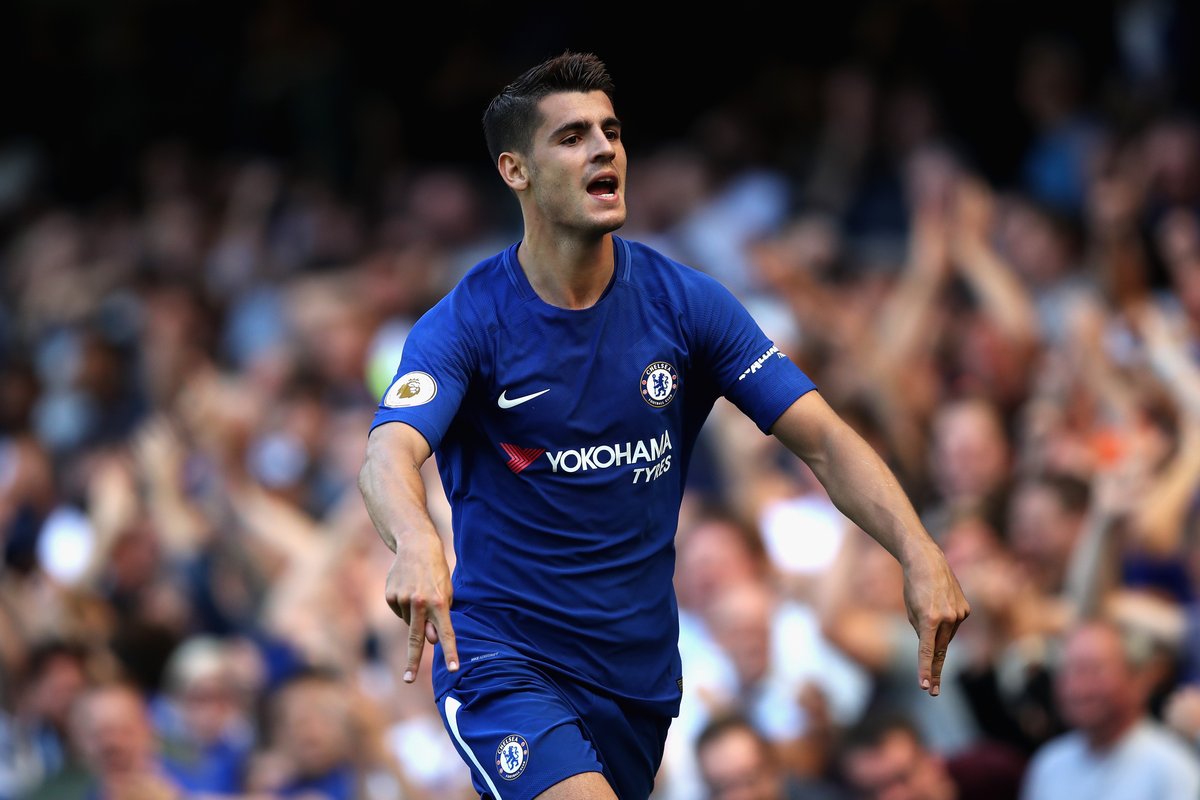 BHDeportes's tweet photo. Álvaro Morata pone fin a una racha de 1⃣3⃣ partidos sin anotar.

Su gol ante el Leicester es su primero desde el 26 de diciembre del año pasado. https://t.co/EWiq8HXm2f