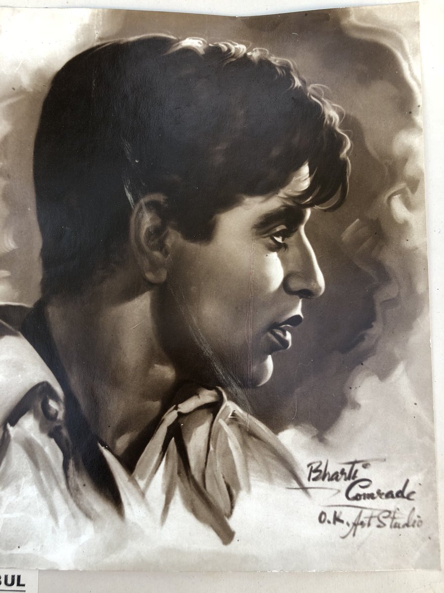 iamrana's tweet photo. For Dilip Kumar fans here is a hand painted poster by Nisar Bharti 
@TheDilipKumar https://t.co/Wd3O9sxEDt