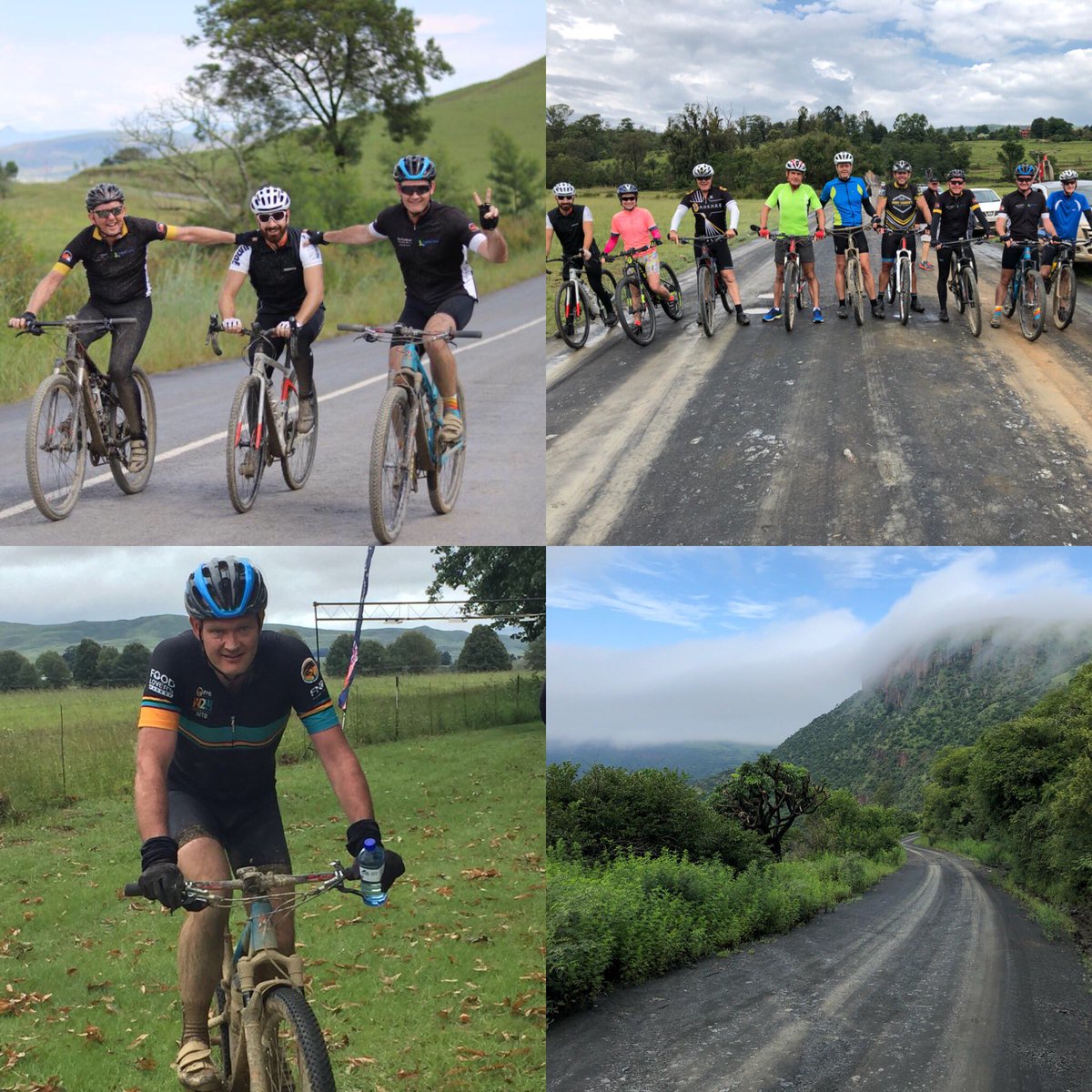 justbircher's tweet photo. Awesome @TransAfricaAdv training weekend, first the @theberg100 and then a #ride into #umkhomaasvalley #groad #vert #muddyrides #wetrides all for @InganeYami #educationtrust https://t.co/xDfIdb5QpF