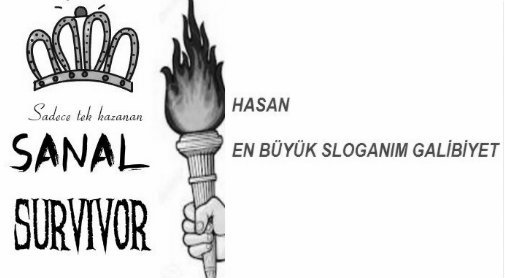 MYProduction2's tweet photo. HERŞEY İÇİN TEŞEKKÜRLER HASAN (@Survivor104) PERFORMANSIN SONRADAN AÇILDI SMSTEDE ÇOK İYİDİN HAYIRLISI BURAYA KADARMIŞ https://t.co/QE2aRloi7V