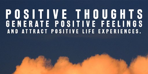 Positive thoughts generate positive feelings and attract positive life experiences. #PositiveThoughts #PositiveFeelings #PositiveExperiences