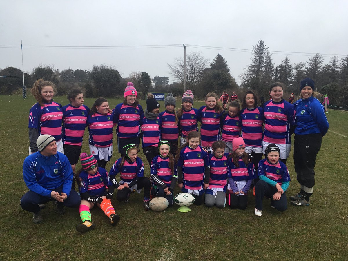 Great fun had Today by our girls in Tralee @ their Munster Rugby tournaments our U10s & U13s played tremendous rugby with lots of tries scored.  Thanks @guswallacetravel for a safe trip @munster_rugby @irishrugby @jm_keepgirlsinsports @womensrugbyfans #thesegirlscanplay