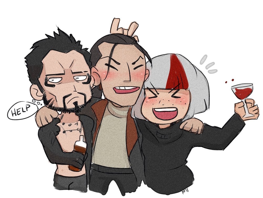 MaferMunuera's tweet photo. Help. 🍷 #DeusEx #DeusExMankindDivided #AdamJensen 
#FrancisPritchard #ShadowChild https://t.co/div8JZuDvy