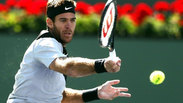 GBatistutaOK's tweet photo. No todos los días se le gana a @rogerfederer , número 1 de todos los tiempos. Felicitaciones @delpotrojuan Campeón en #IndianWells2018 https://t.co/aOAd4mjCJg