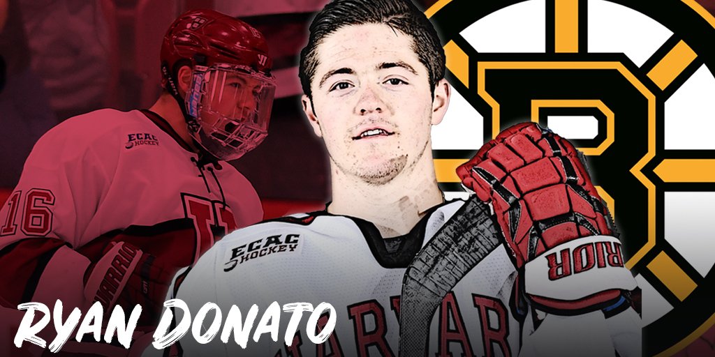 RELEASE: Ryan Donato Signs NHL Contract With Boston Bruins gocrimson.com/sports/mice/20… #GoCrimson