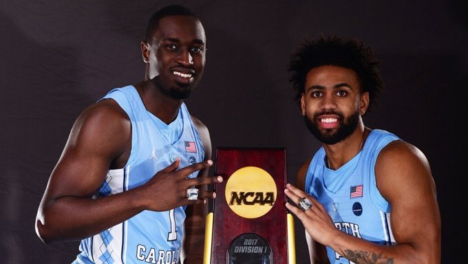 We owe these two a thank you!

2016 ACC Regular Season Champions
2016 ACC Tournament Champions
2017 ACC Regular Season Champions
2017 NCAA National Champions
2 Final Fours
1 National Championship

Two competitors who truly embodied what it meant to be Tar Heels.

Thank you boys💙