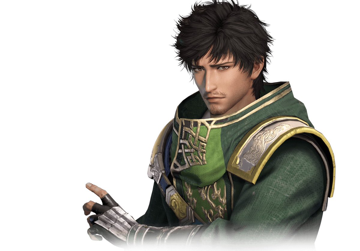 今回の無双8の個人的なイケメンBEST4晒す。 #曹休 #徐庶 #陸遜 #朱然