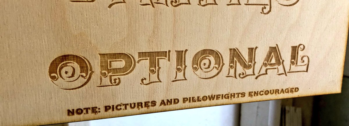Alienspace's tweet photo. New sign for a girl’s night out party https://t.co/m9LohOR0eR