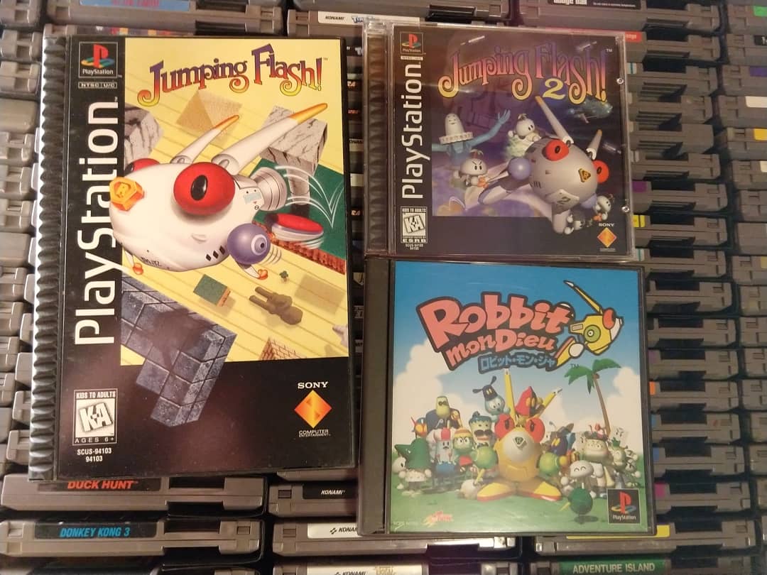 basemntbrothers's tweet photo. #JumpingFlash 1, 2, and #RobbitMonDieu.
Check our profile for our YouTube Channel.
#PlayStation #PS1 #PSX #Sony #SonyPlayStation #NES #ClassicVideoGames #ClassicGamer #ClassicGaming #RetroVideoGames #RetroGamer #RetroGaming #VideoGameCollection #VideoGameCollecting #90sVideoGames https://t.co/X2QcyhgqrJ